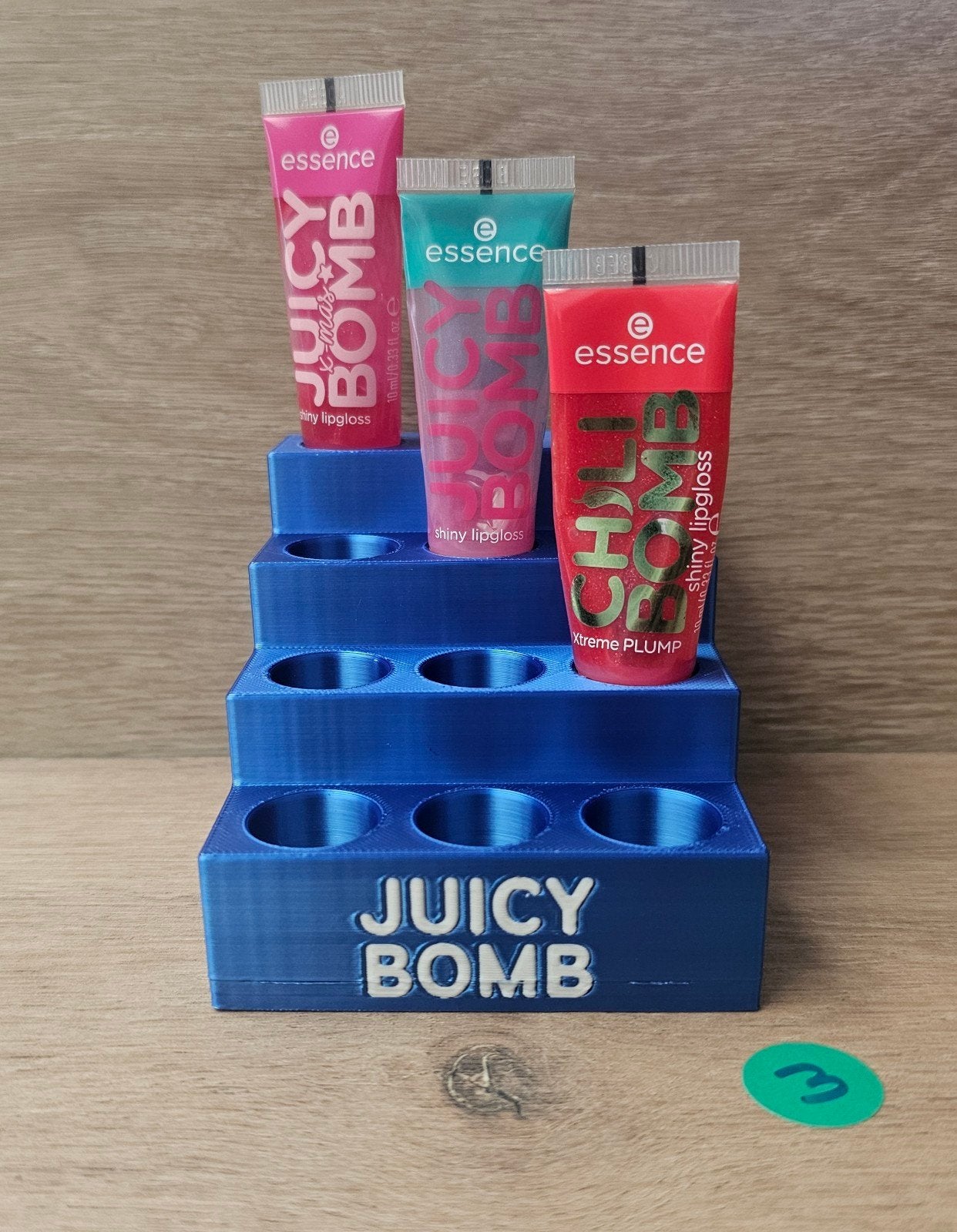 Juicy Bomb houder 3D geprint (nr. 3), Lippen, Blauw, Nieuw, Ophalen of Verzenden