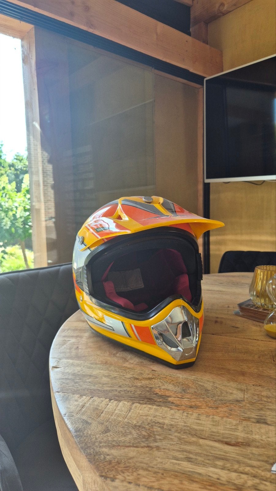 Mooie crosshelm voor kids!!, Motoren, Overige merken, Kinderen, Offroadhelm, Ophalen of Verzenden