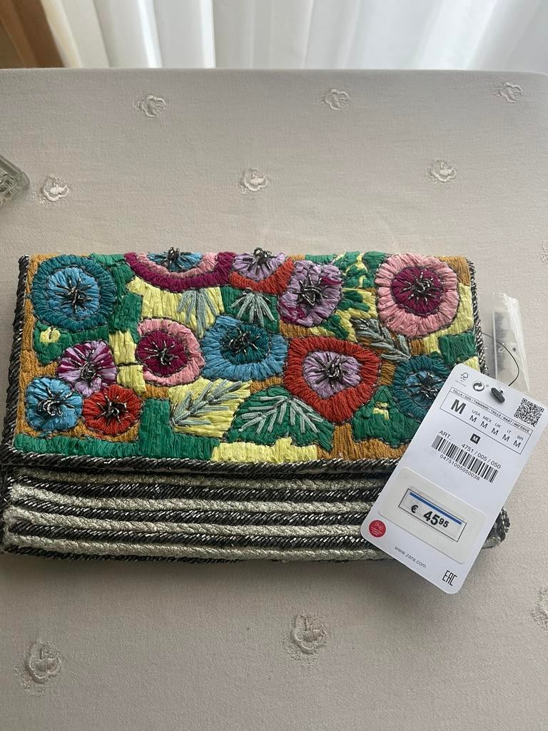 ZARA Mooie Clutch/Handras/Tas Nieuw, Ophalen of Verzenden, Nieuw, Overige kleuren, Overige typen