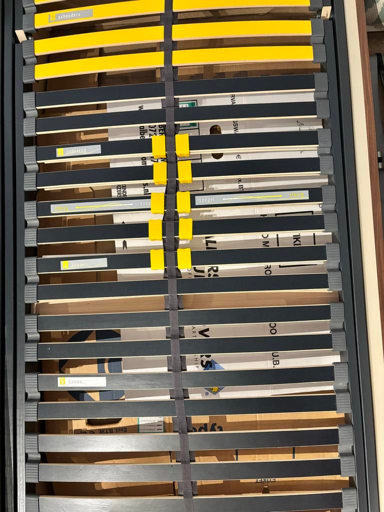 2x bossflex bedbodem 80x200cm, Huis en Inrichting, Slaapkamer | Bedden, Ophalen, Eenpersoons, Bruin, 80 cm