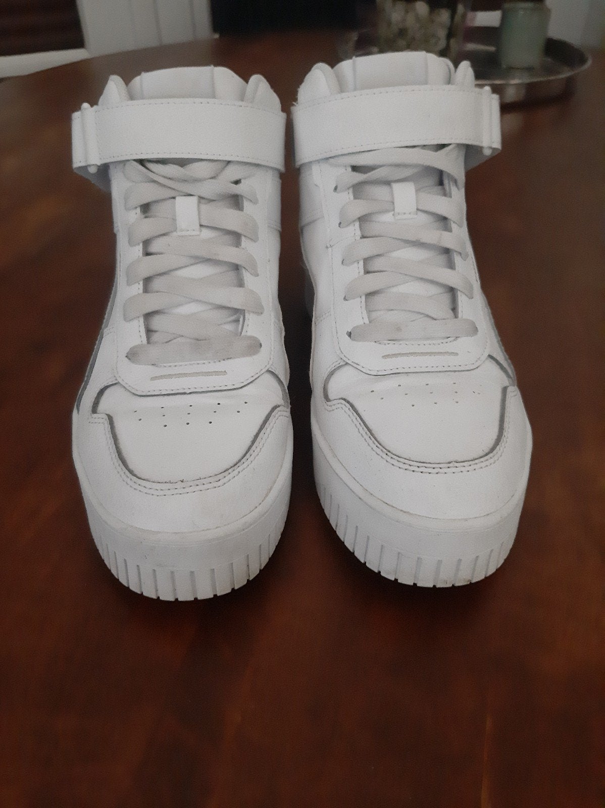 Puma Carina 2.0 Mid Sneakers Dames Wit maat 40, Puma, Wit, Ophalen of Verzenden, Sneakers of Gympen
