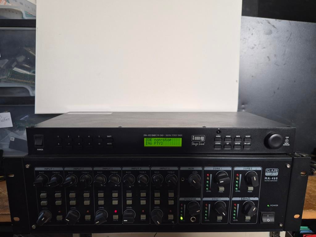 DAP Audio Matrix Versterker MA-460, Ophalen of Verzenden, Minder dan 500 watt