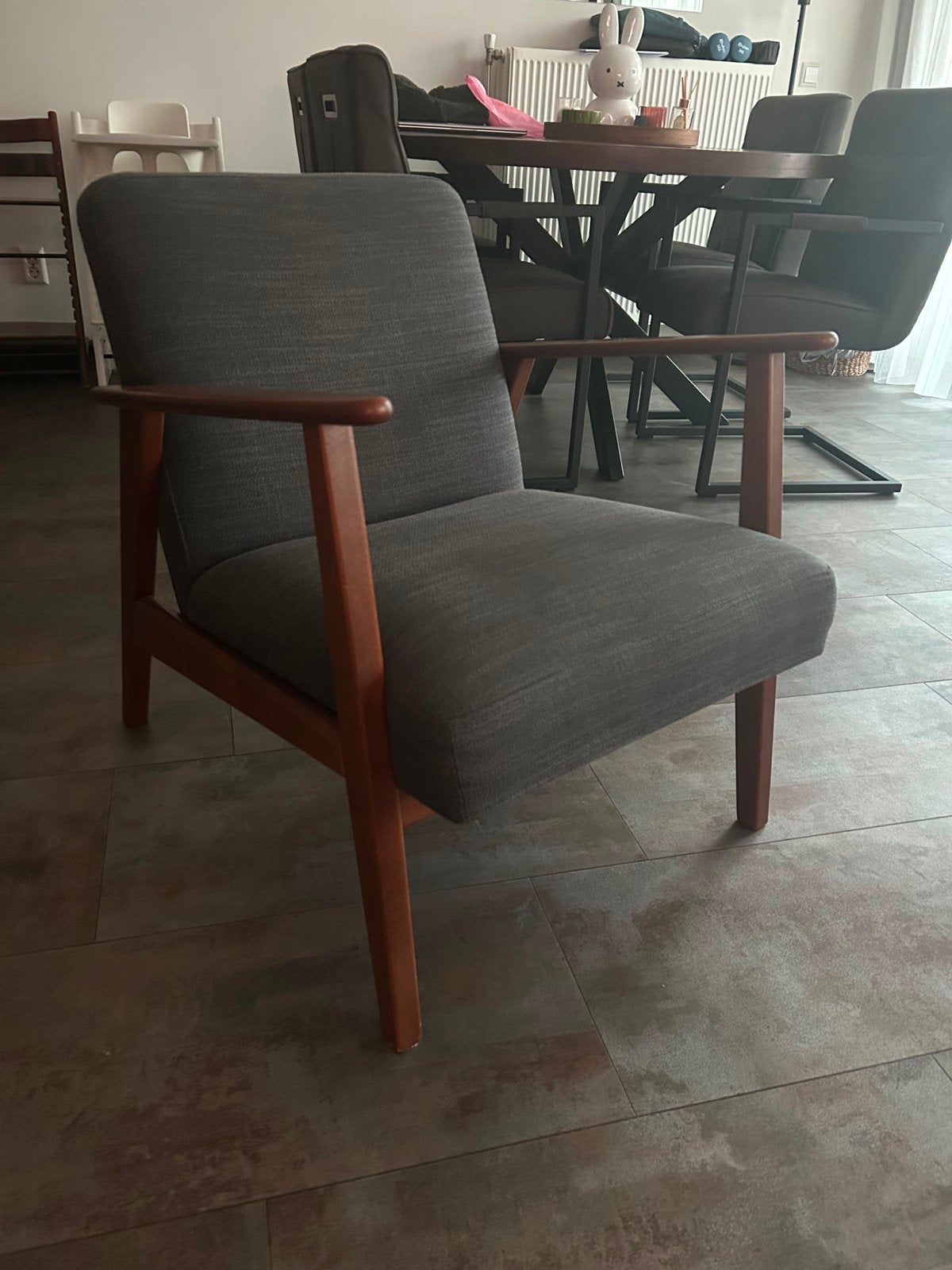 Ikea Ekenaset Fauteuil - Tijdloos Design, Huis en Inrichting, Fauteuils, Ophalen, Gebruikt, 75 tot 100 cm, 50 tot 75 cm