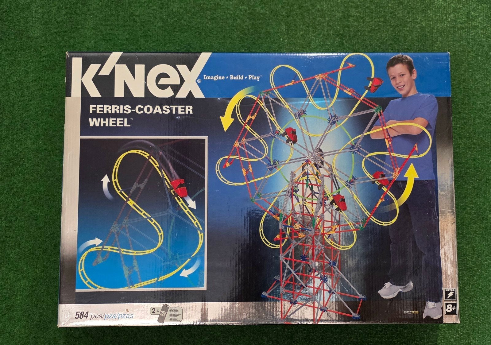 K'nex Ferris-Coaster Wheel - Bouw je eigen kermisattractie!, Ophalen of Verzenden, Zo goed als nieuw, K'nex