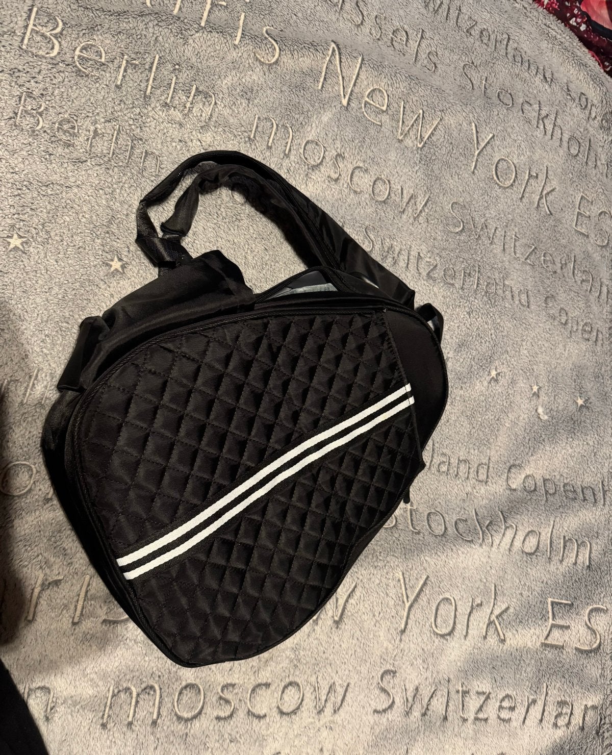 Zwarte Tennis/Padel Tas - Compact en Stijlvol, Ophalen of Verzenden, Nieuw, Tas, Overige merken