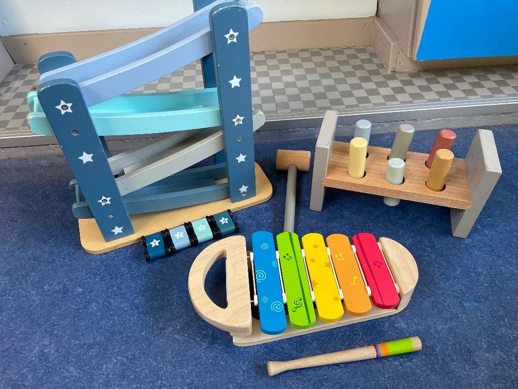 Speelgoed hout Little Dutch en hape, Kinderen en Baby's, Speelgoed | Houten speelgoed, Ophalen, Gebruikt, Duw- of Trekspeelgoed