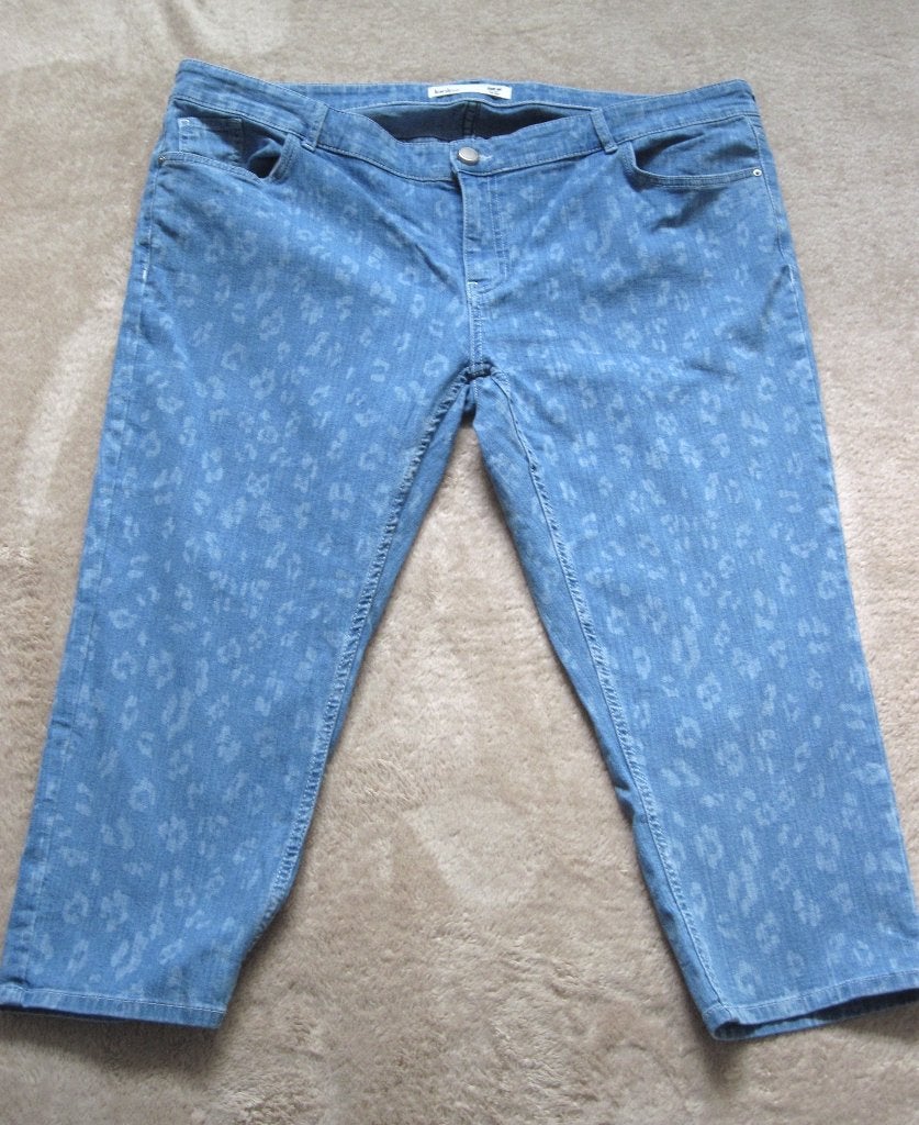 g1  LEUKE DAMES JEANS van JANINA Maat:48, Ophalen of Verzenden, Zo goed als nieuw, Blauw, Broek of Spijkerbroek