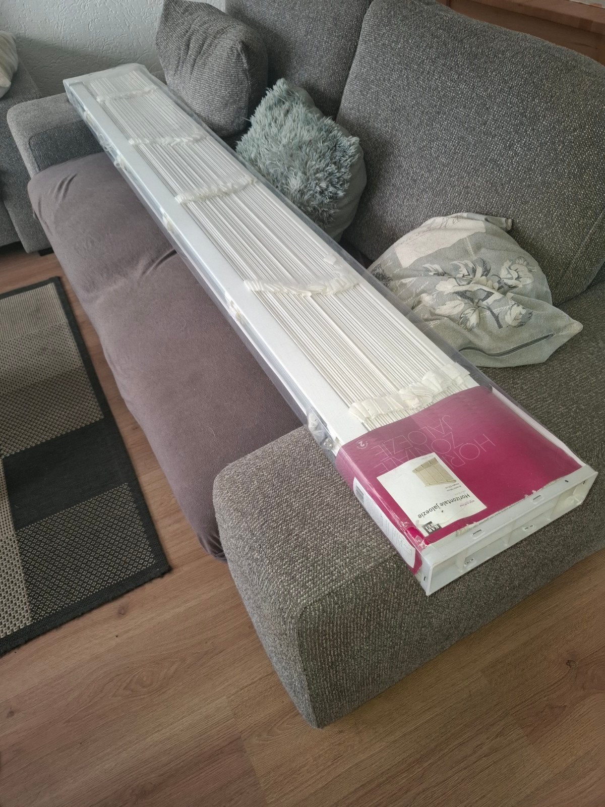 Nieuwe Horizontale Houten Jaloezie 180x220 cm, Ophalen, Jaloezie, 220 cm, Wit