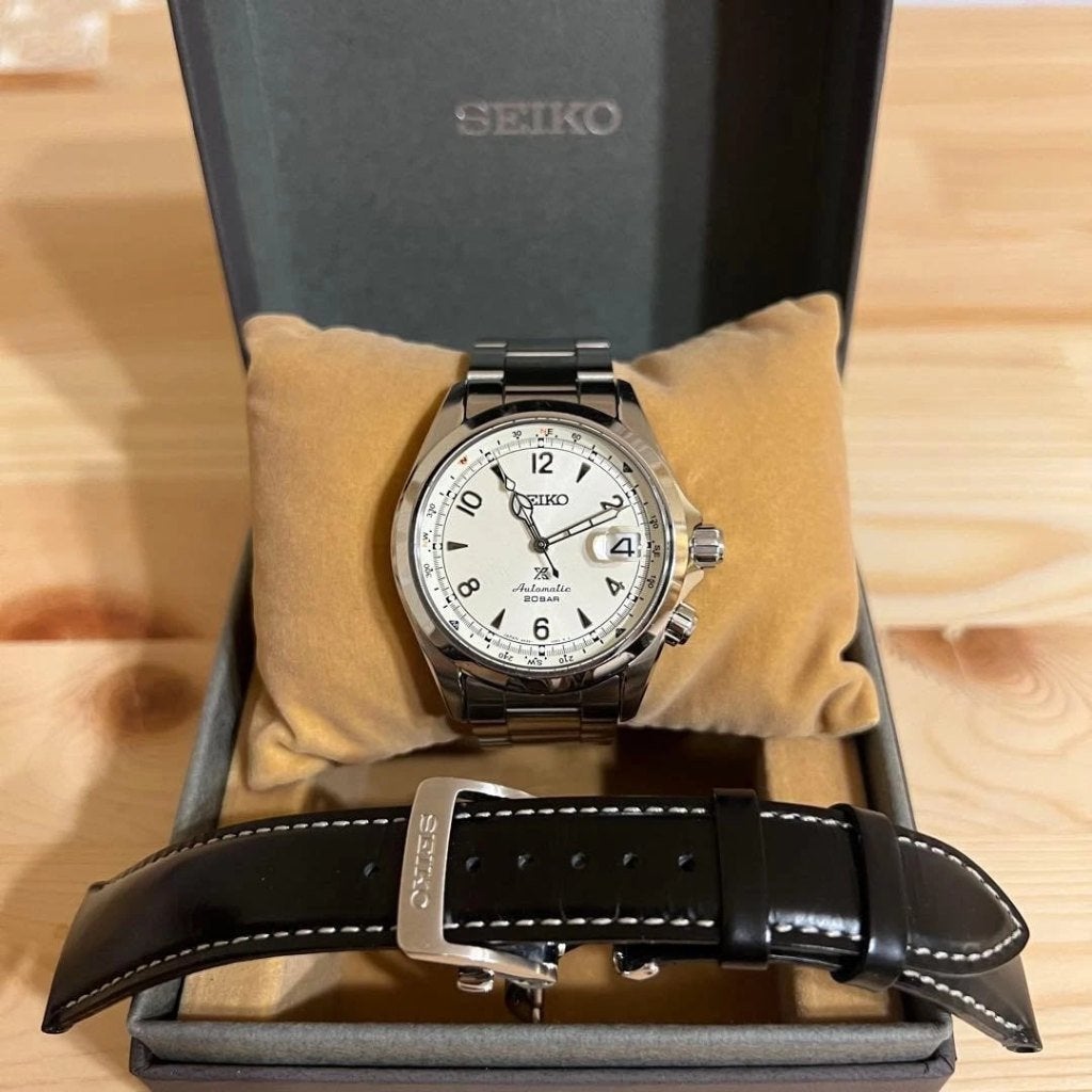 Seiko Prospex Alpinist SBDC089 Automatic, Sieraden, Tassen en Uiterlijk, Horloges | Heren, Gebruikt, Staal, Polshorloge, Ophalen of Verzenden