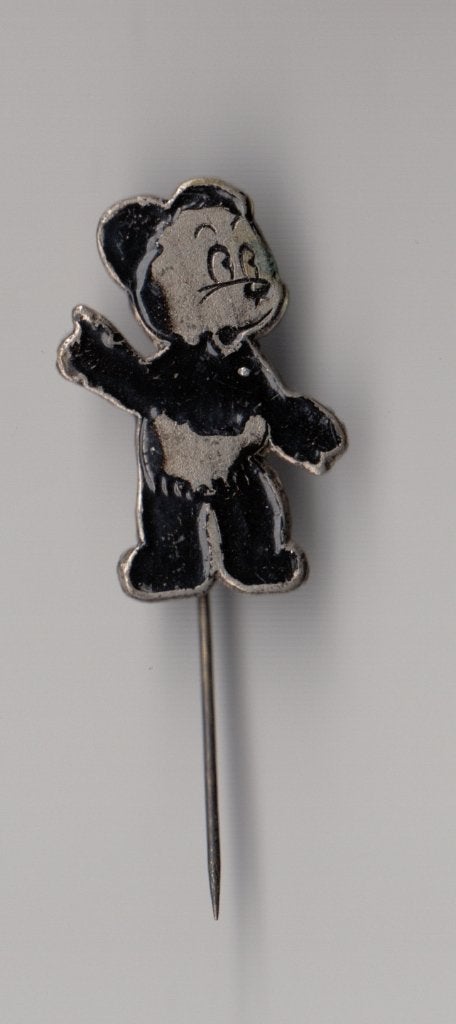Panda Marten Toonder Stripfiguur Stripboek speldje, Verzamelen, Speldjes, Pins en Buttons, Gebruikt, Niet vindbaar, Niet vindbaar
