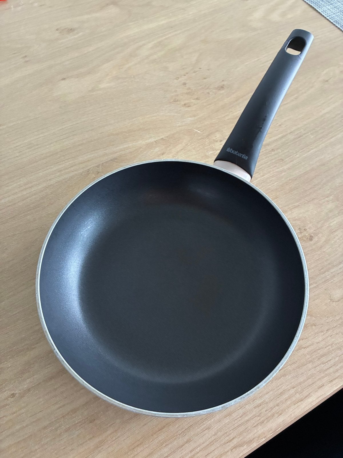 Handige kleine koekenpan 21 cm - Gebruikt, goede staat, Gebruikt, Antiaanbaklaag, Ophalen of Verzenden, Overige merken