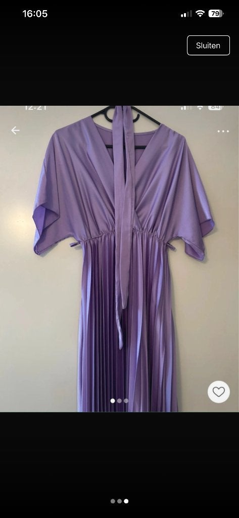 Dames feestjurk, Kleding | Dames, Gelegenheidskleding, Maat 38/40 (M), Galajurk, Paars, Ophalen of Verzenden