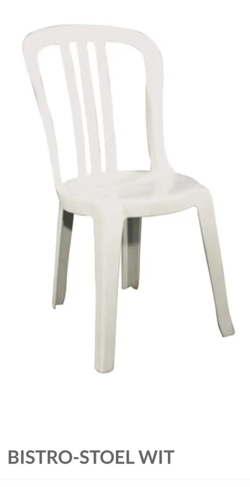 88x Witte Bistro Stoelen, Ophalen, Overige