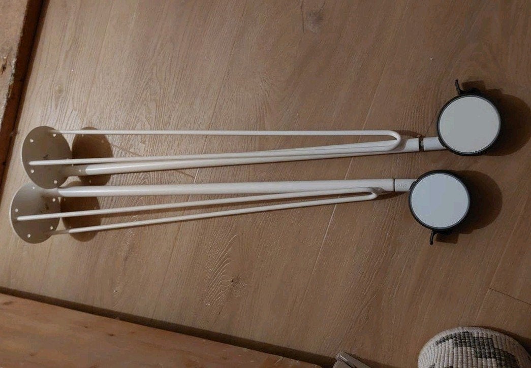 IKEA Krille tafelpoten met wielen (2 stuks), Tafelpoot, Minder dan 50 cm, Gebruikt, 50 tot 100 cm