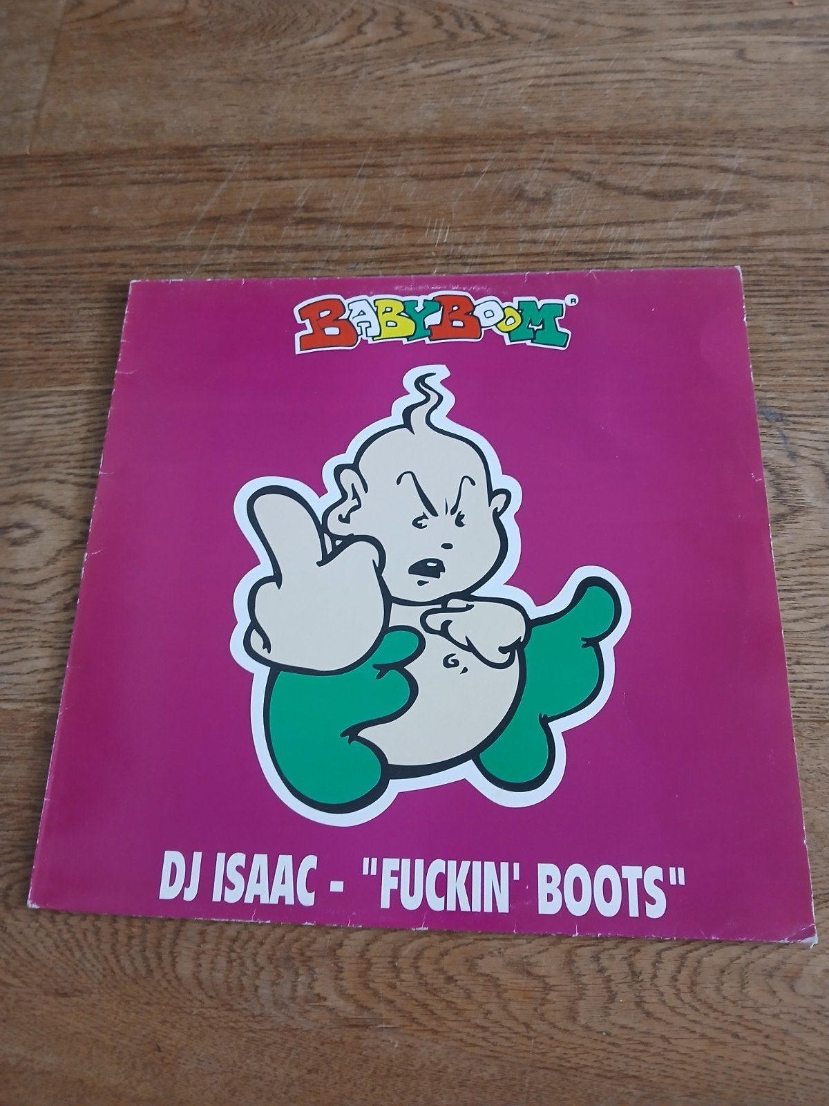 DJ Isaac - Fuckin' Boots (Babyboom Records), Cd's en Dvd's, Vinyl | Dance en House, LP, Gebruikt, Hardcore, Originele persing