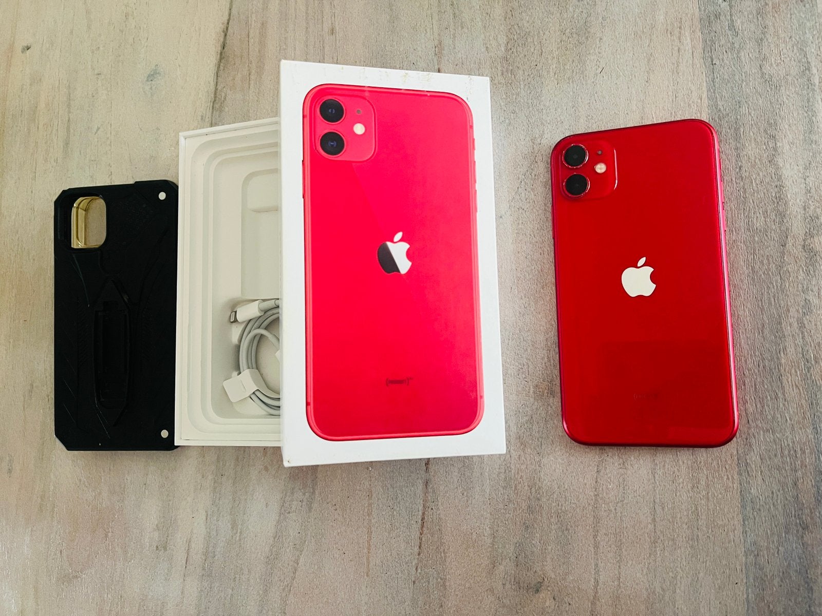 iPhone 11 128GB Rood Originele doos, kabel en accessoires, Telecommunicatie, Ophalen, IPhone 11, 76 %, Zonder abonnement