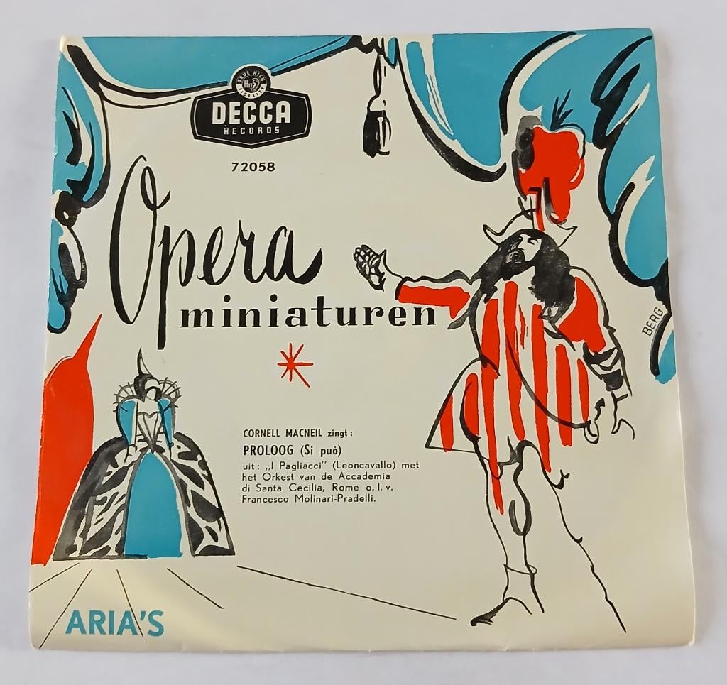 72058 - Opera miniaturen - Aria's, Cd's en Dvd's, Vinyl Singles, Ophalen of Verzenden, Gebruikt, Klassiek, Single