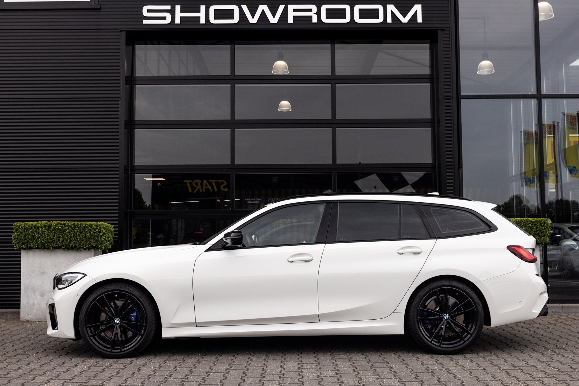 BMW 3-serie Touring M340i xDrive M-Sport, 374 PK, H&K Audio,, Auto's, Automaat, Wit, Vierwielaandrijving, Automatische klimaatregeling