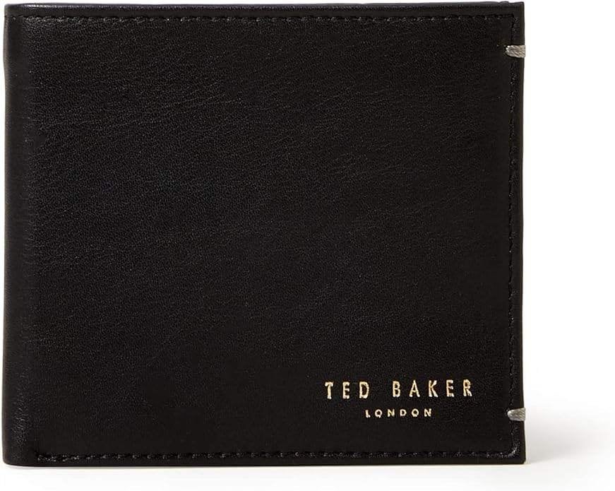 🤑Nieuw: Ted Baker London lederen portemonnee - RFID🏷️€25,-, Overige merken, Zwart, Nieuw, Ophalen of Verzenden