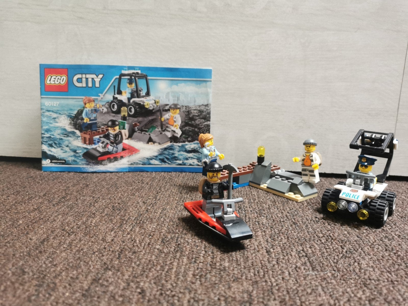 LEGO City 60127 Politie Achtervolging op Zee, City, Lego, Ophalen of Verzenden, Zo goed als nieuw