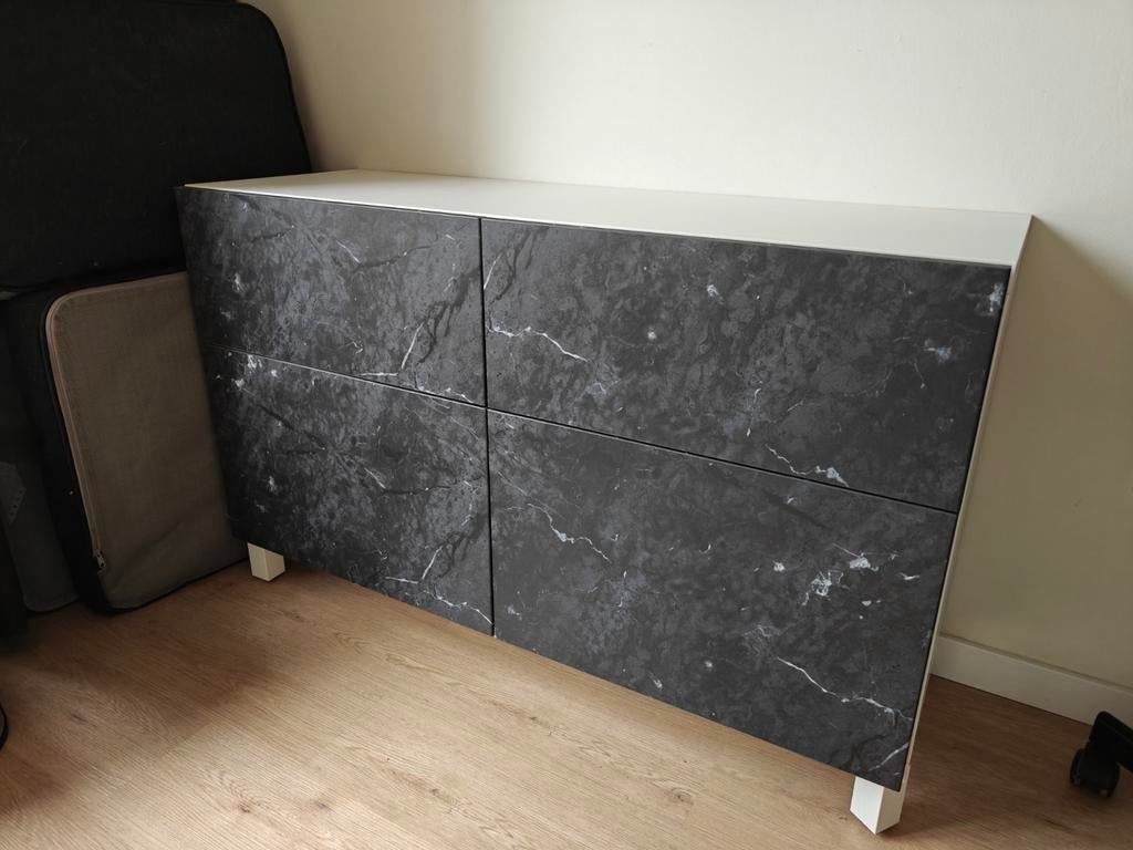 Ikea Besta en Bergsviken dressoir, Ophalen, Zo goed als nieuw, 25 tot 50 cm