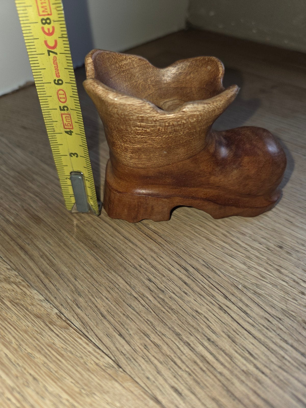 Vintage Handgesneden Houten Laars / folkart, Ophalen of Verzenden, Gebruikt, Overige typen