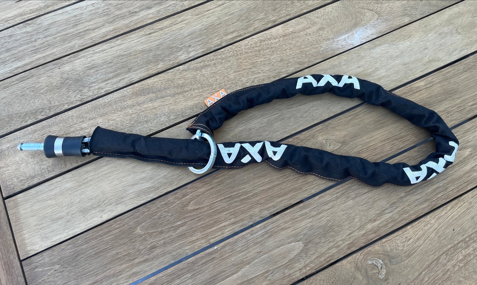 AXA RLC100 insteekketting - 100 cm, Fietsen en Brommers, Fietsaccessoires | Fietsenrekken, Ophalen of Verzenden, Gebruikt