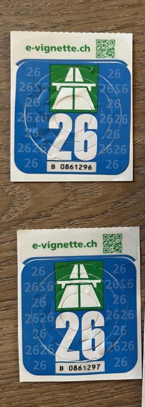Tolvignet Zwitserland 2 stuks, Drie personen of meer