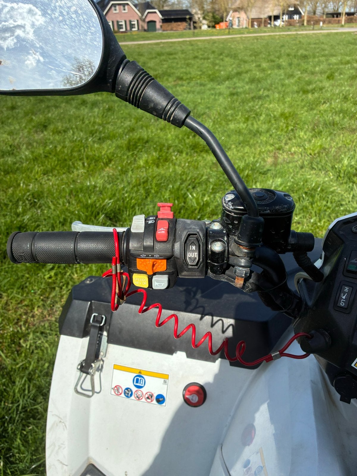 Polaris Quad 600cc met 4x4 en verwarmd stuur, Motoren, Ophalen