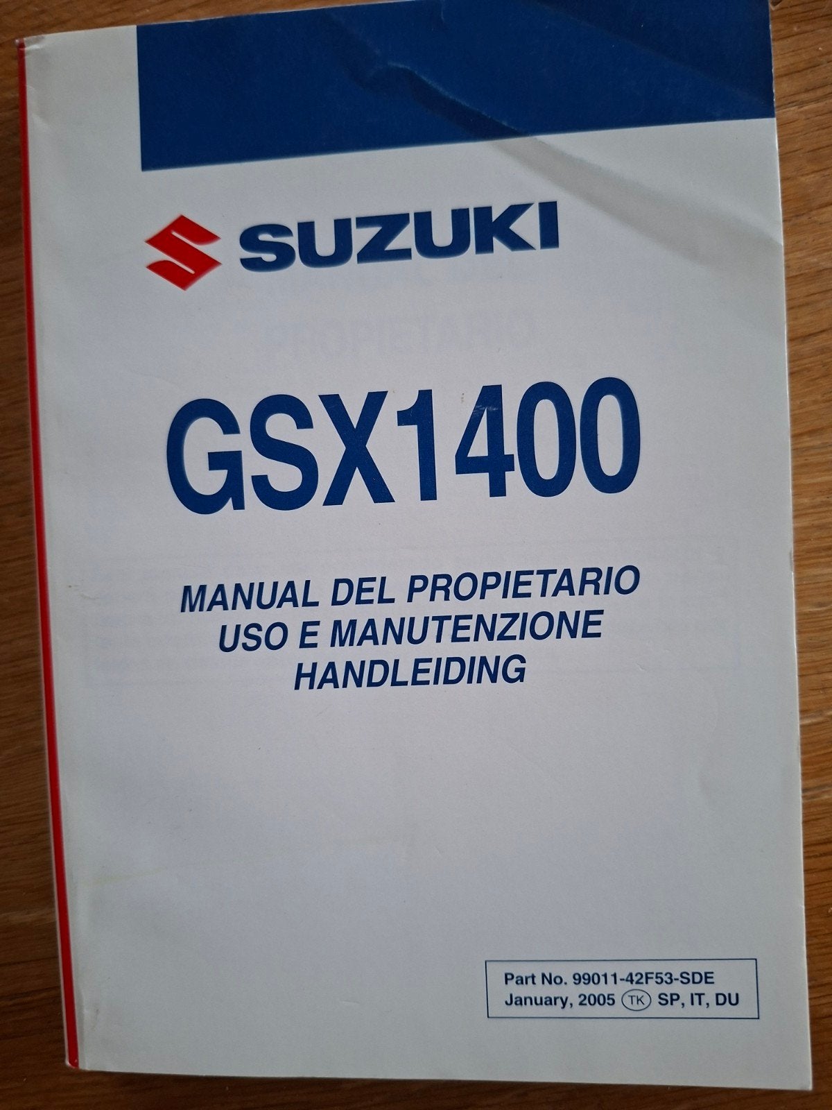 Suzuki GSX1400 Handleiding (2005), Ophalen of Verzenden