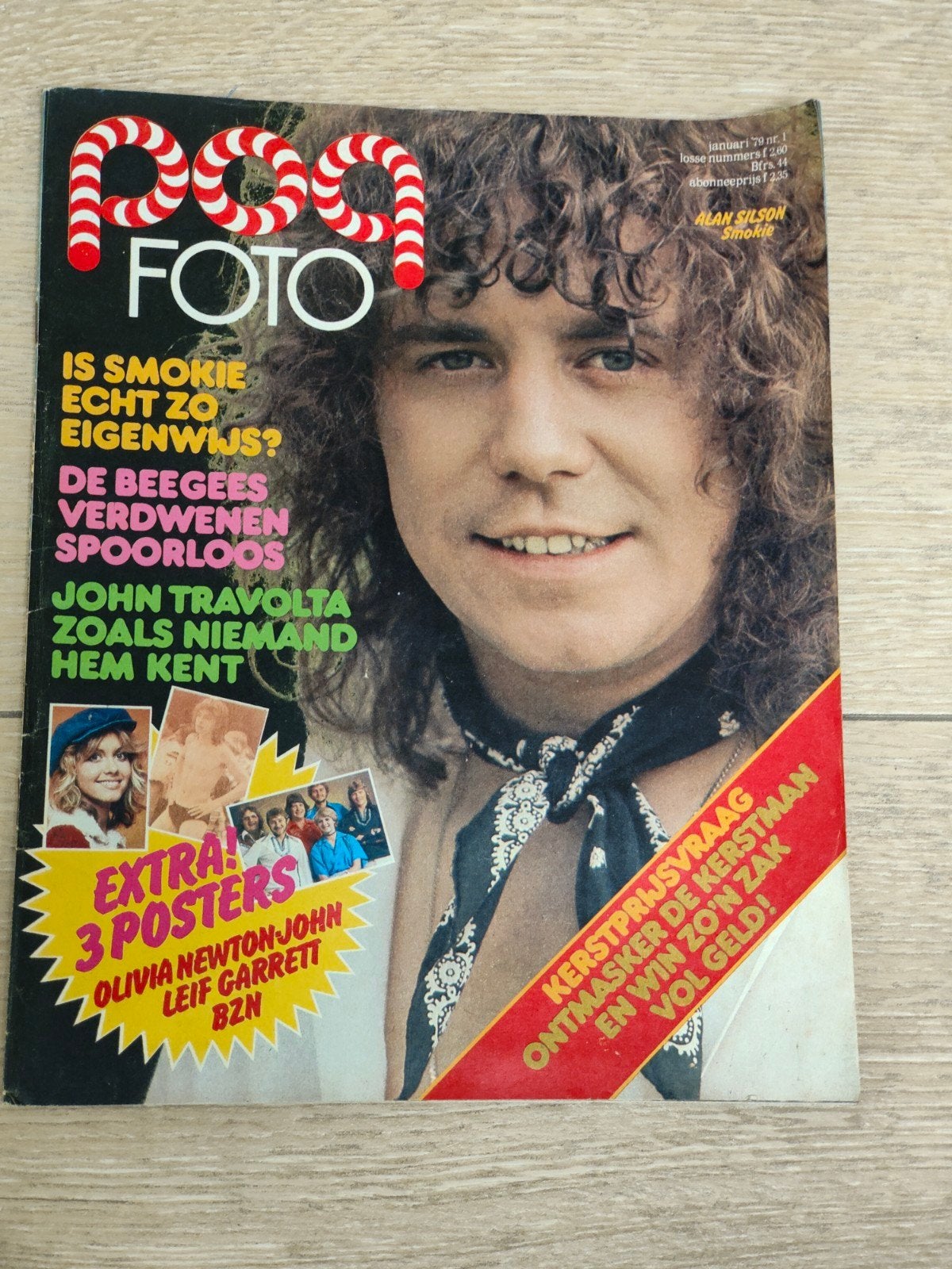 Popfoto januari 1979. Super poster(s) Olivia Newton-John, Ophalen of Verzenden, 1960 tot 1980, Nederland, Tijdschrift