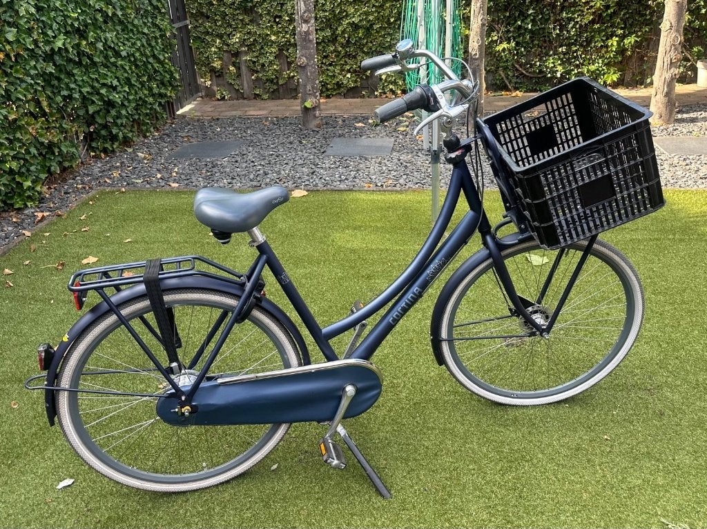 Cortina U4 Family transportfiets - donkerblauw 50 cm, Gebruikt, Versnellingen, 50 tot 53 cm, Trommelrem