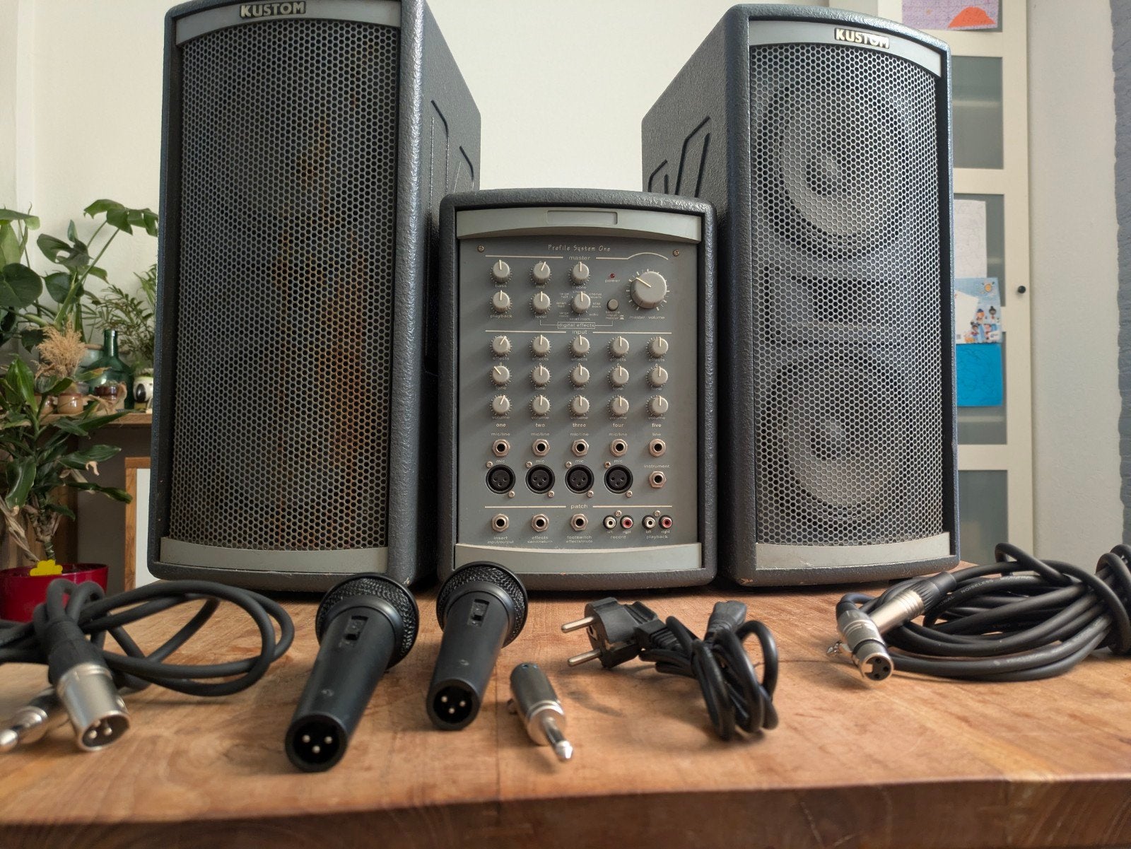 Kustom Profile System One PA-systeem met microfoons, Ophalen, Gebruikt, Overige typen