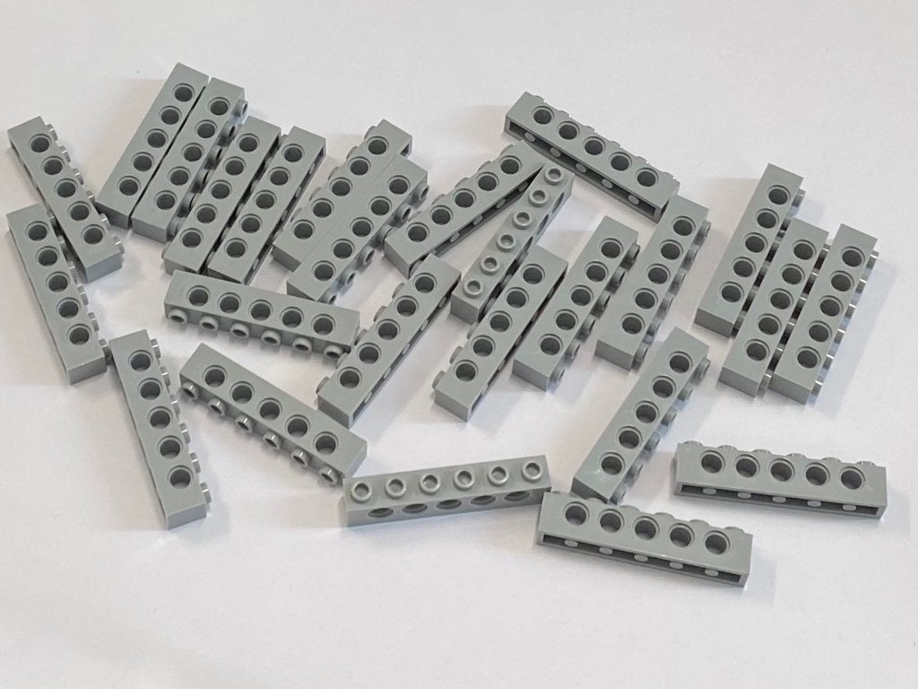Partij 25x nieuwe 1x6 Lego Technic balken in diverse kleuren, Overige thema's, Lego, Nieuw, Ophalen of Verzenden