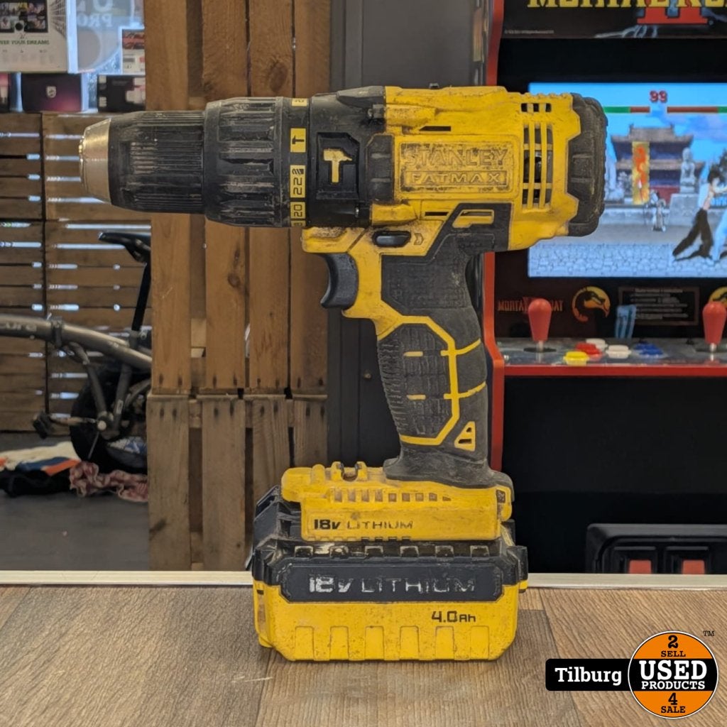 Stanley Fatmax FMC626 Klopboormachine 18V 4,0Ah, Stanley, Gebruikt, Support@stanley.com, 1000 Stanley Drive, New Britain, 
CT 06053
USA