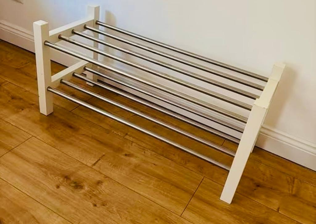 IKEA TJUSIG Schoenenrek Wit 79x32x37 cm, Huis en Inrichting, Ophalen of Verzenden, Zo goed als nieuw