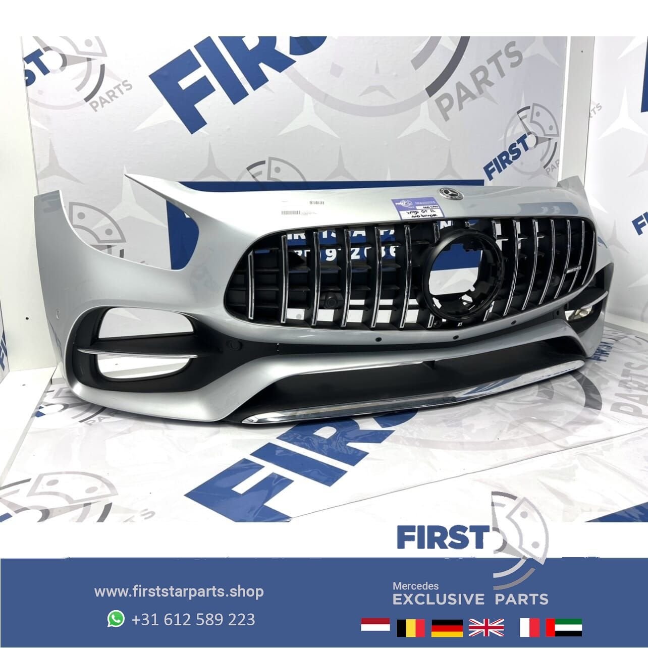 W190 GT GTC GTS AMG BUMPER FACELIFT VOORBUMPER COMPLEET A190, Gebruikt, -, Voor, Ophalen of Verzenden