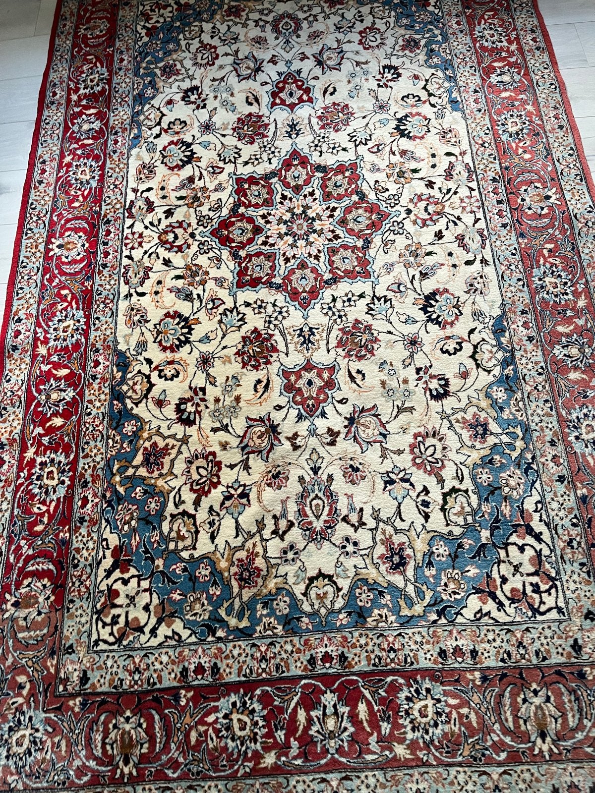 Prachtig Perzisch tapijt - Handgeknoopt 152x253cm, Huis en Inrichting, Gebruikt, 150 tot 200 cm, 200 cm of meer, Ophalen of Verzenden