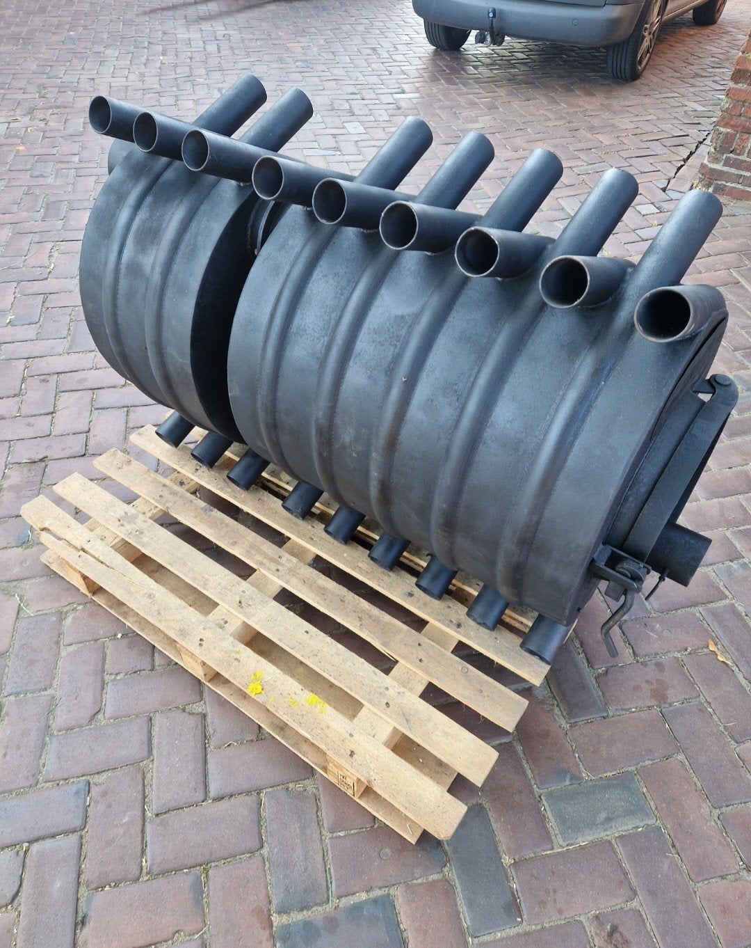 Bullerjan 04 - 35KW Houtkachel, Ophalen, Gebruikt, Houtkachel, Vrijstaand