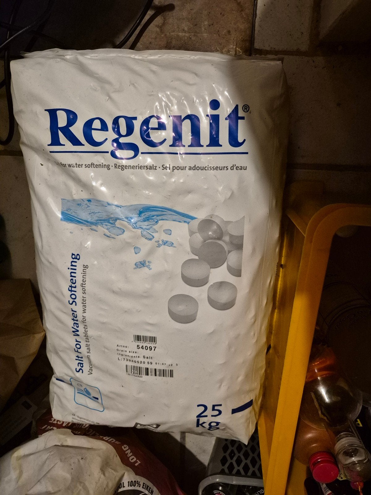 zout wateronthader, Ophalen, Nieuw