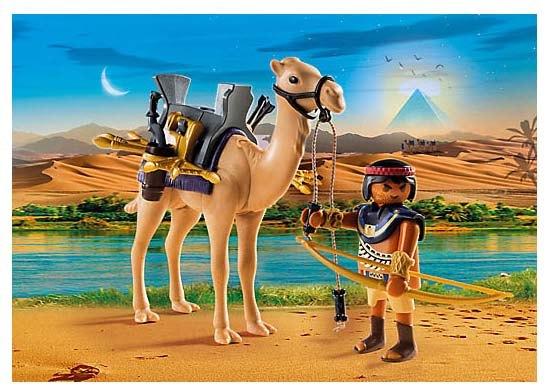 PLAYMOBIL 5389 Egyptische Krijger + Dromedaris OP=OP, Kinderen en Baby's, Speelgoed | Playmobil, Ophalen of Verzenden, Nieuw, Complete set