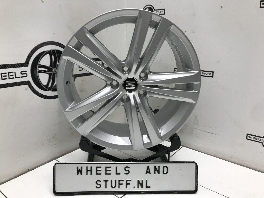 Seat Leon Cupra lichtmetaal velgen 18"inch 5x112, Ophalen, Gebruikt, 18 inch, Velg(en)