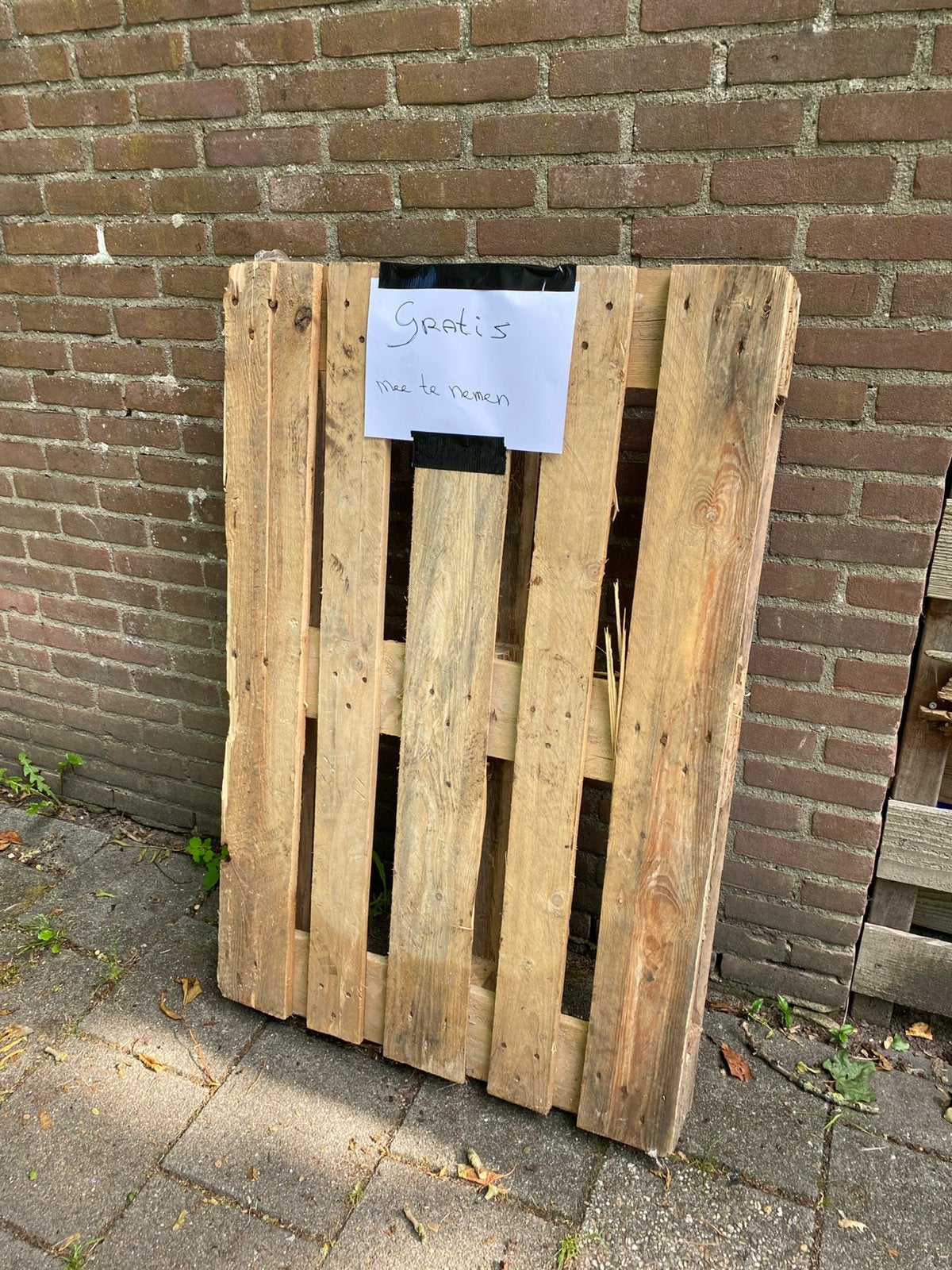 Gratis euro pallet, Ophalen, Zo goed als nieuw, 50 mm of meer, Minder dan 200 cm
