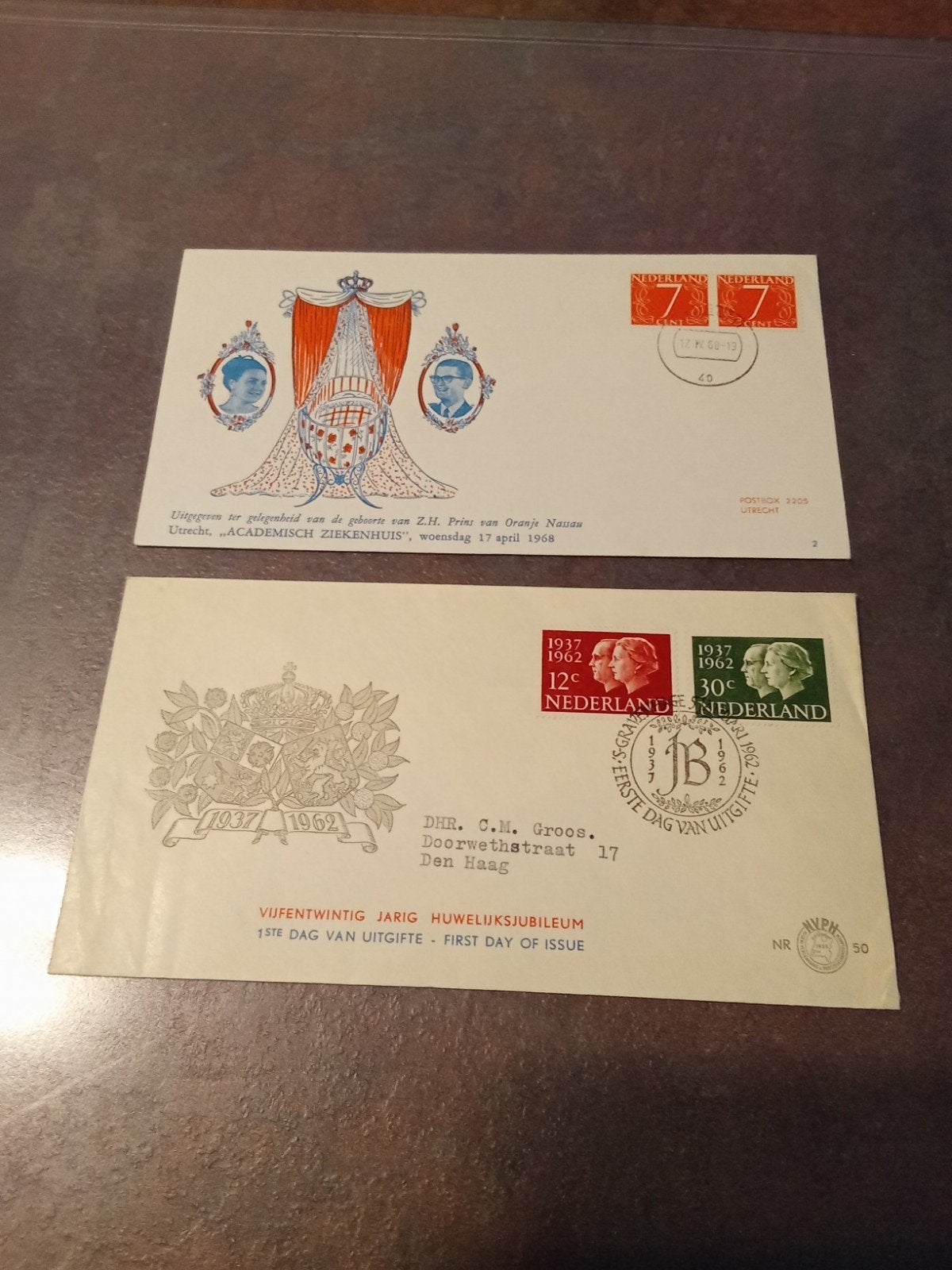 Collectie Eerste Dag Uitgifte Koninklijk Huis, Ophalen of Verzenden, Onbeschreven, Nederland