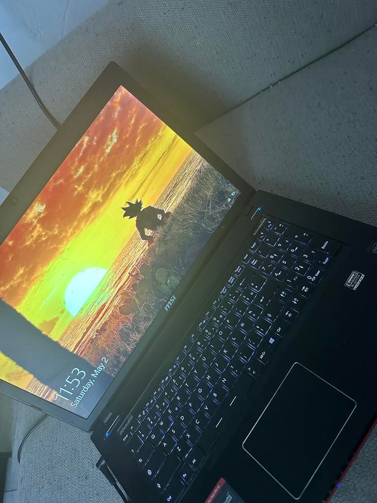MSI Gaming Laptop - Toetsenbord defect paar toetsen, Computers en Software, Windows Laptops, Gebruikt, HDD, SSD, 2 tot 3 Ghz, 8 GB