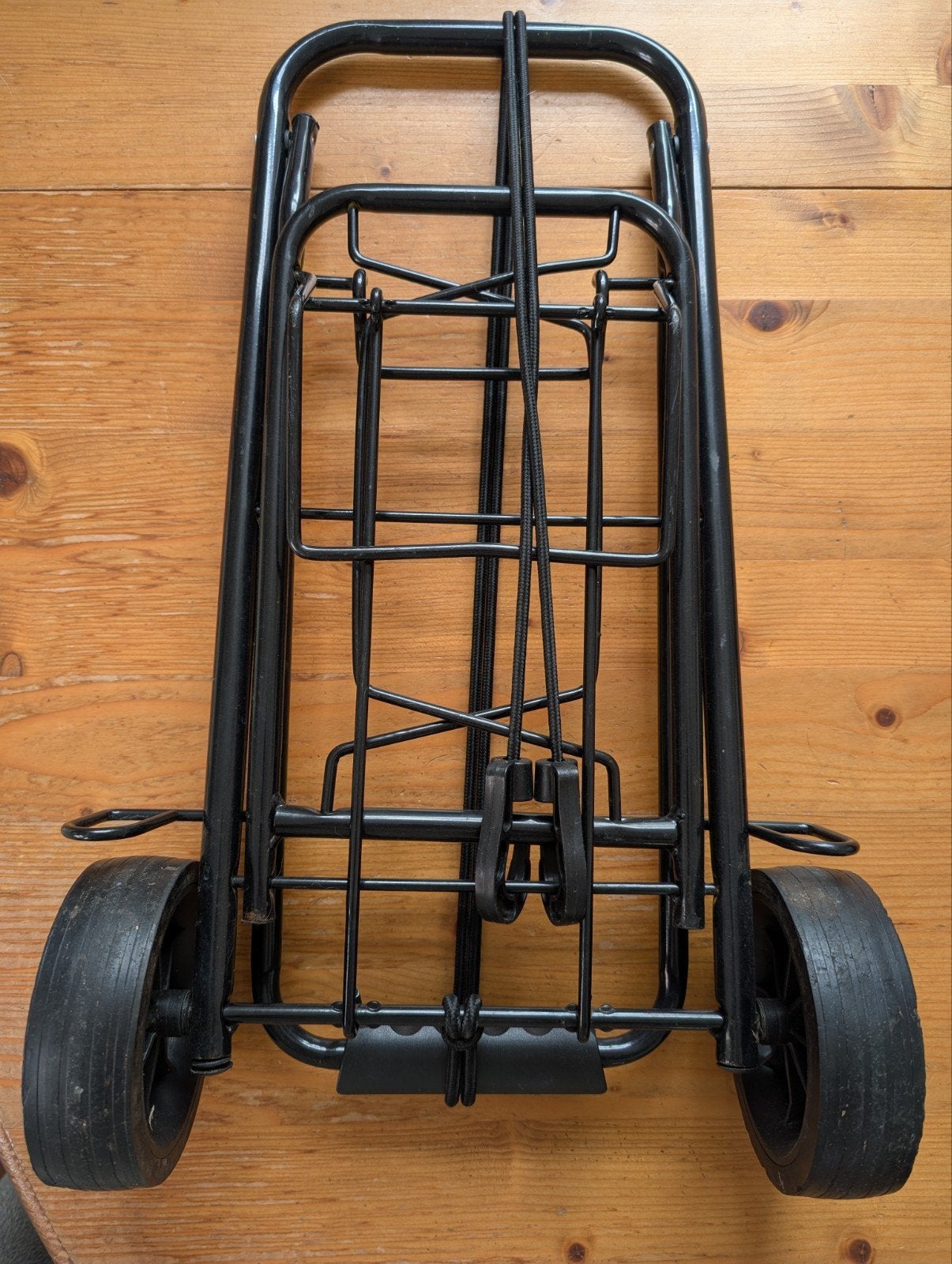 inklapbare trolley, Ophalen