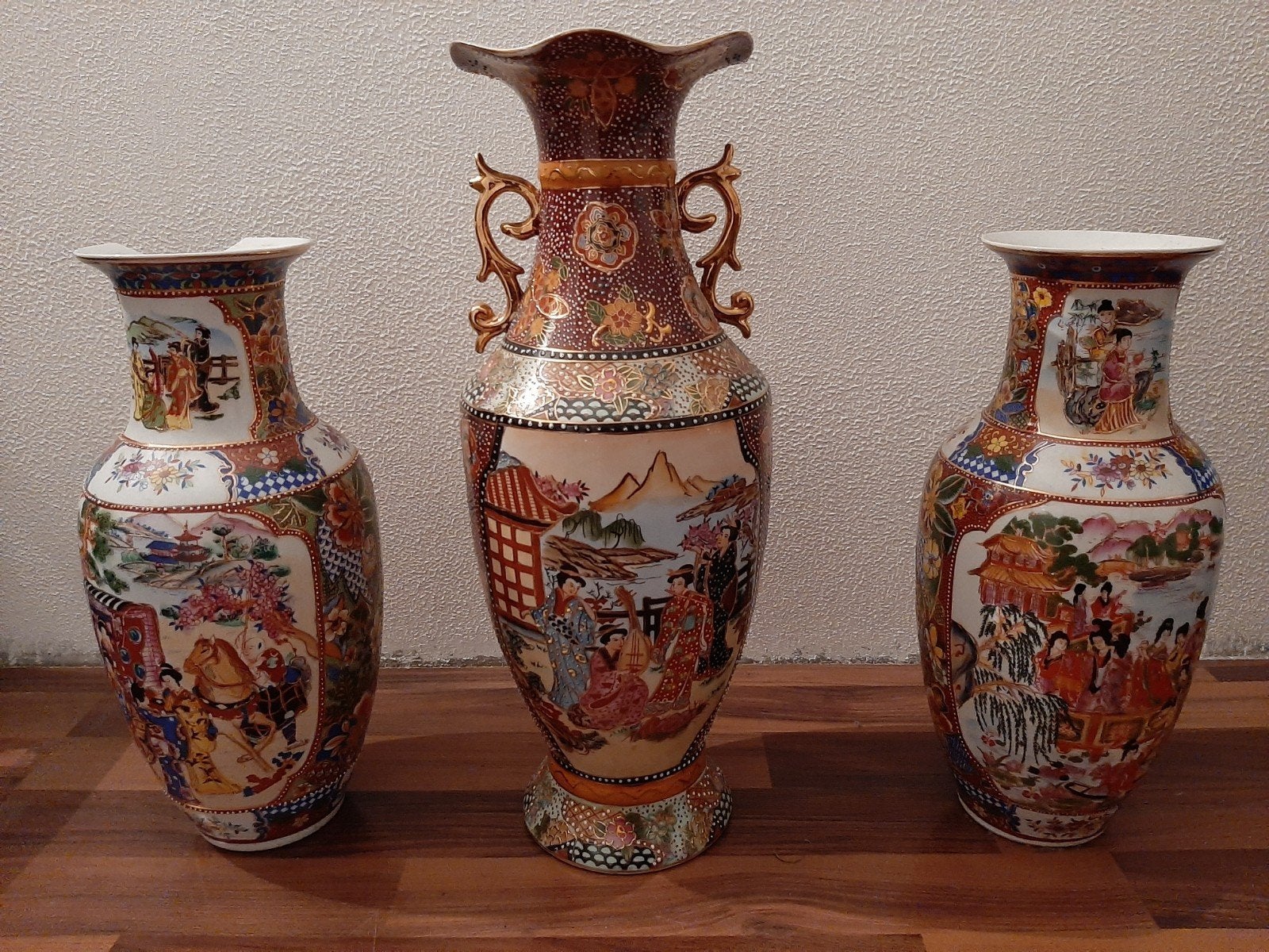 3 prachtige chinezen vazen, Huis en Inrichting, Woonaccessoires | Vazen, Ophalen