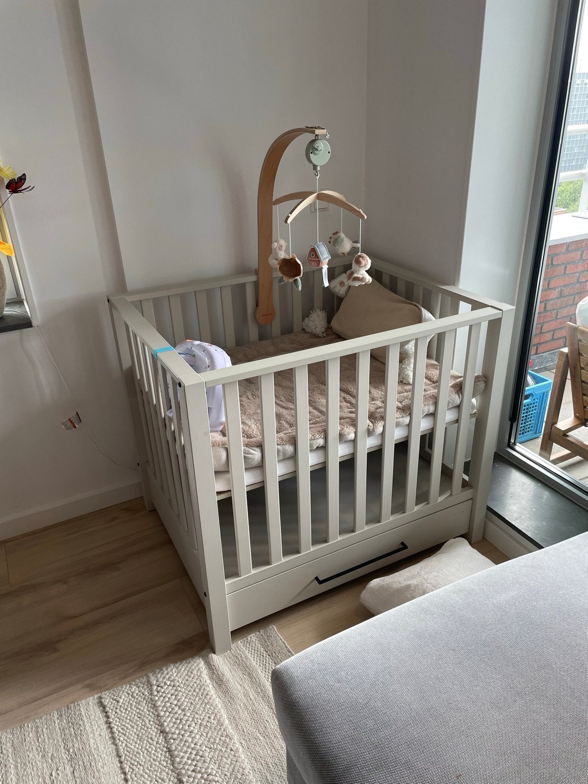 Europe Baby Casper Box met Lade. Kleur: Oatmeal., Ophalen, Zo goed als nieuw, Ledikant