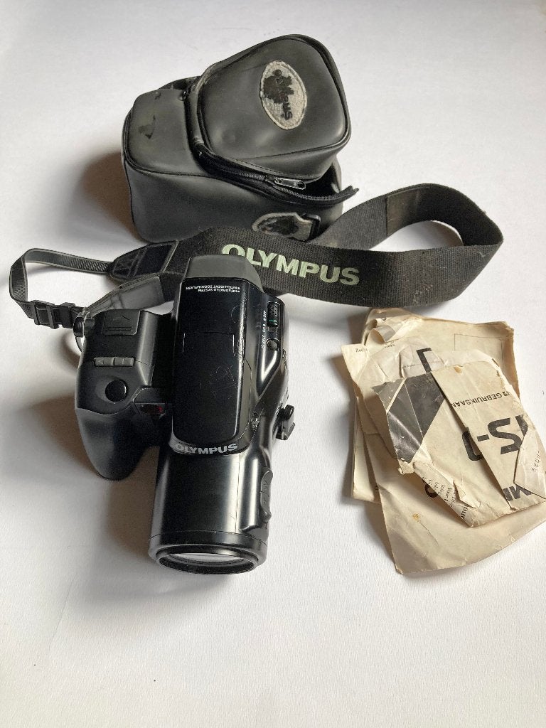 Vintage Camera OLYMPUS - iS-1000 met LCD scherm, Audio, Tv en Foto, Fotocamera's Analoog, Ophalen of Verzenden, Gebruikt, Spiegelreflex