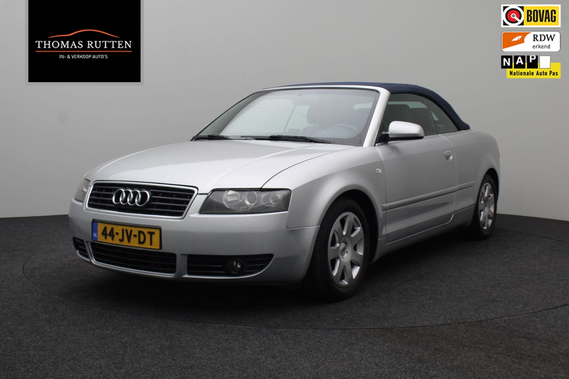Audi A4 Cabriolet 2.4 V6 Exclusive 2002 | Elektrisch Bedienb, Auto's, Audi, Stof, Cabriolet, 4 stoelen, A4